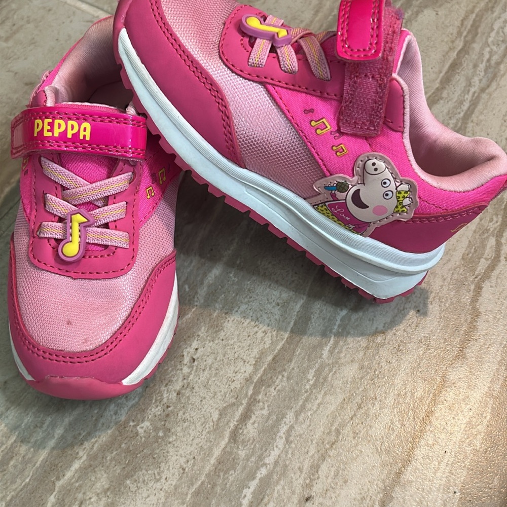 Peppa Pig Pink Sneakers for Kids